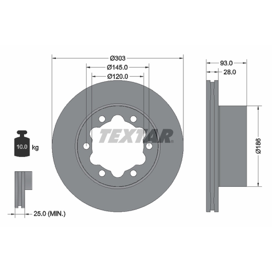 93143400 - Brake Disc 