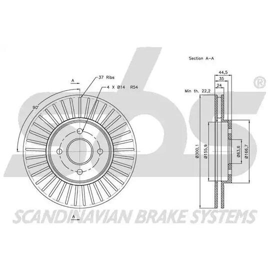 1815202567 - Brake Disc 