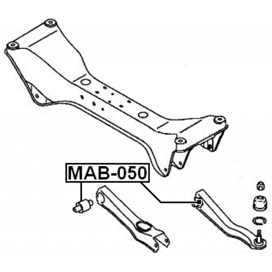 MAB-050 - Länkarmsbussning 