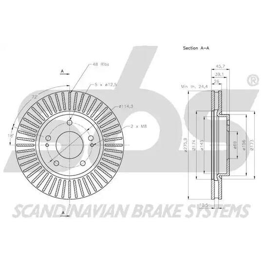1815203060 - Brake Disc 