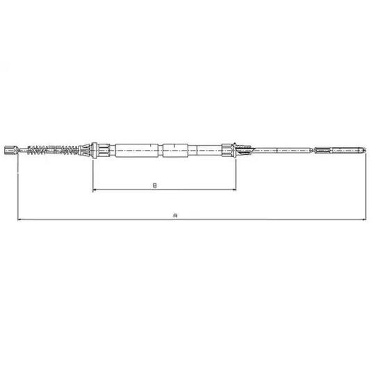 44006500 - Cable, parking brake 