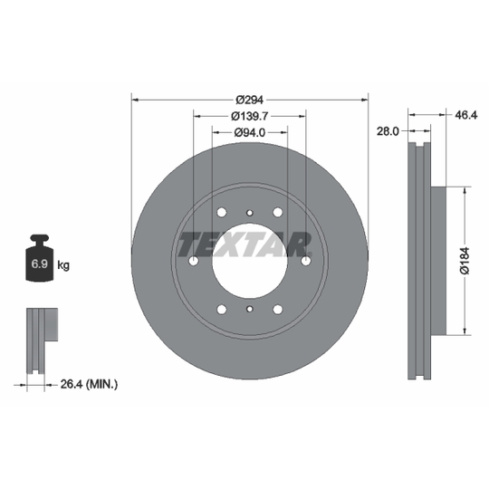 92180203 - Brake Disc 