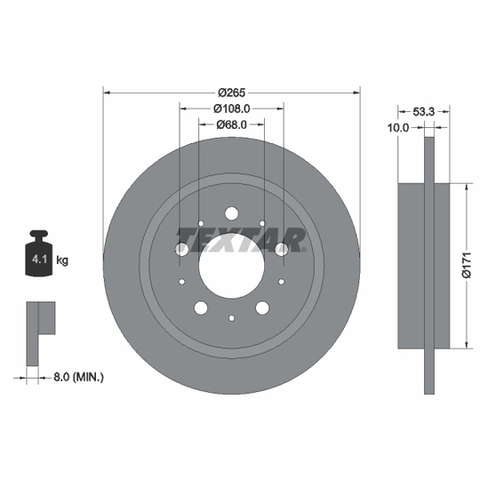 92051400 - Brake Disc 