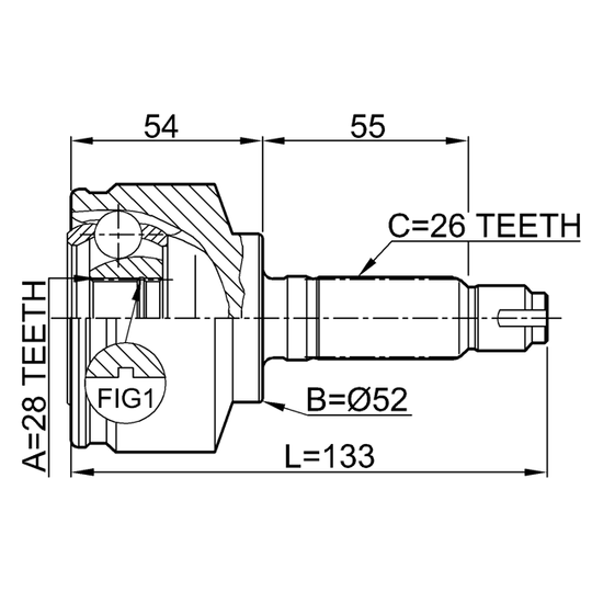 0310-059 - Joint, drive shaft 