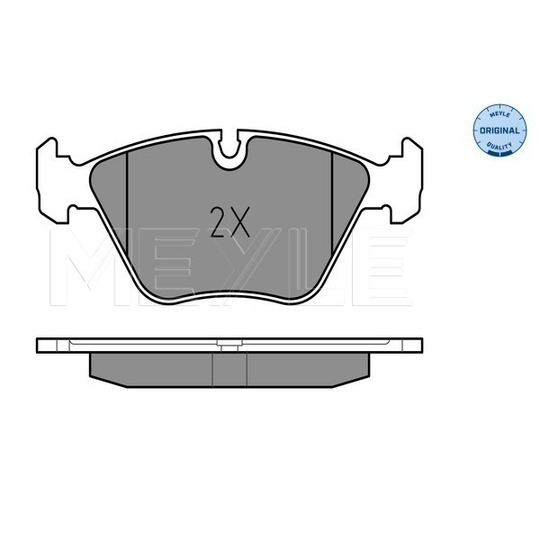 025 216 7720 - Brake Pad Set, disc brake 