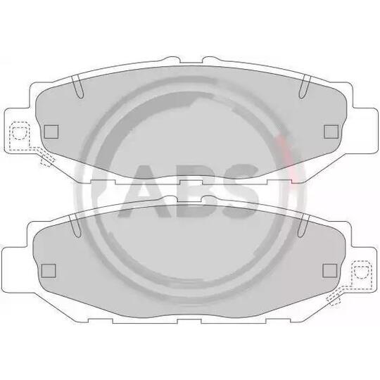 36731 - Brake Pad Set, disc brake 