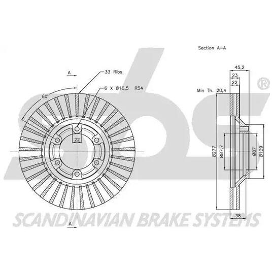1815203429 - Brake Disc 