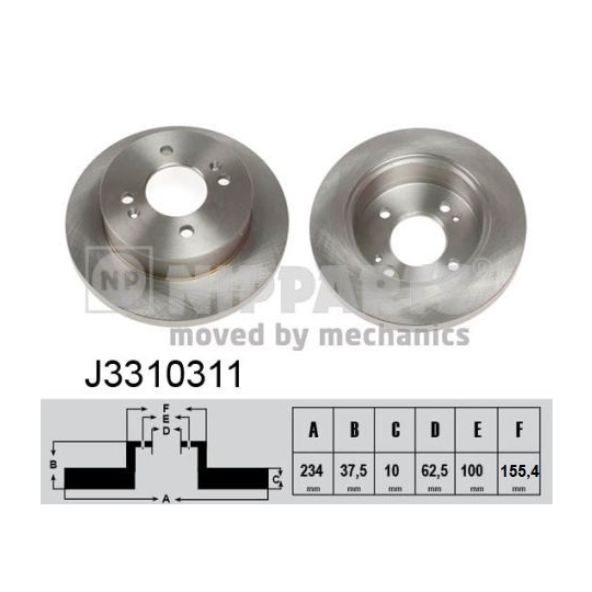 J3310311 - Brake Disc 