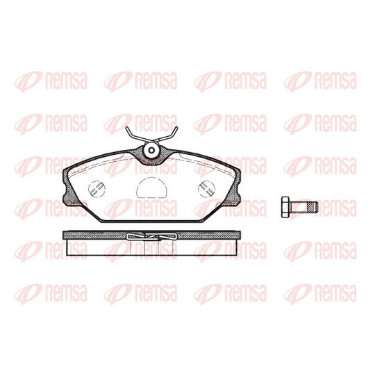 0208.00 - Brake Pad Set, disc brake 