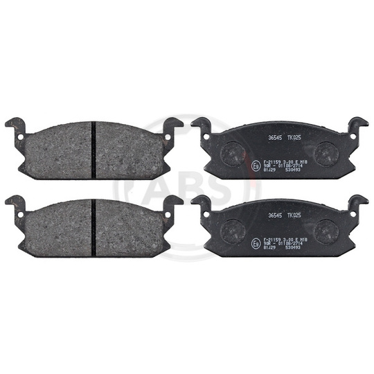 36545 - Brake Pad Set, disc brake 