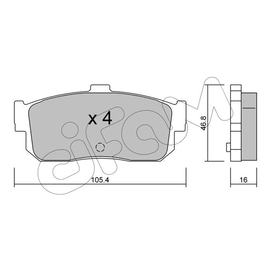 822-193-0 - Brake Pad Set, disc brake 