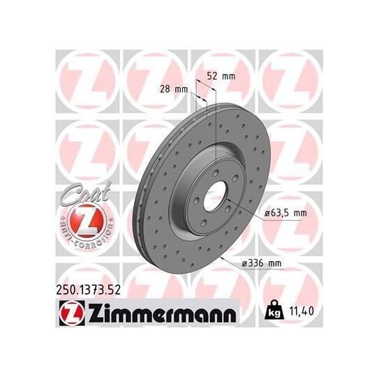 250.1373.52 - Brake Disc 