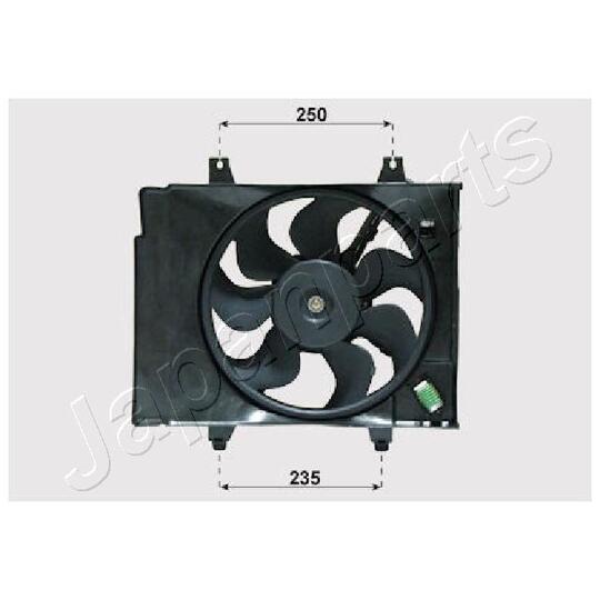 VNT332001 - Fan, radiator 