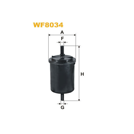 WF8034 - Polttoainesuodatin 