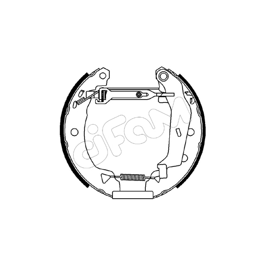 151-057 - Bromsbackar, sats 