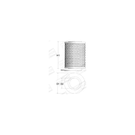X107/606 - Oil filter 