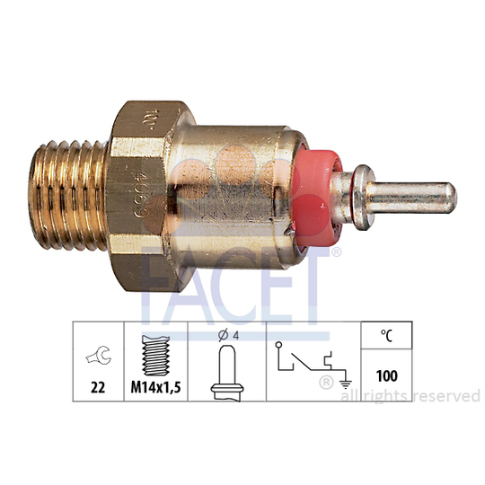7.4069 - Temperature Switch, coolant warning lamp 