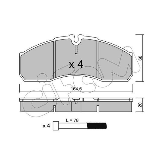 822-578-5 - Brake Pad Set, disc brake 