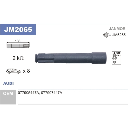 JM2065 - Plug, coil 