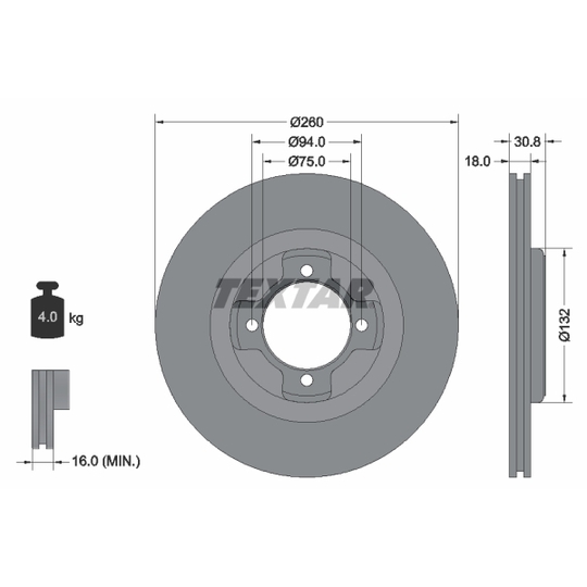 92095600 - Brake Disc 