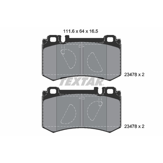 2347801 - Brake Pad Set, disc brake 