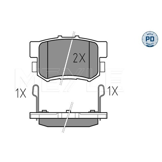 025 217 1914/PD - Brake Pad Set, disc brake 