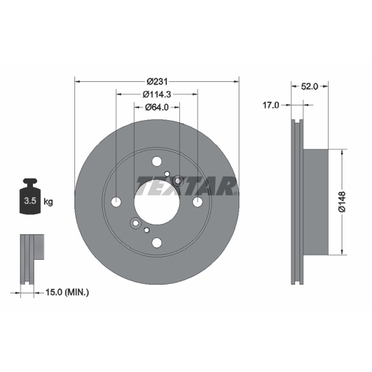 92065900 - Brake Disc 