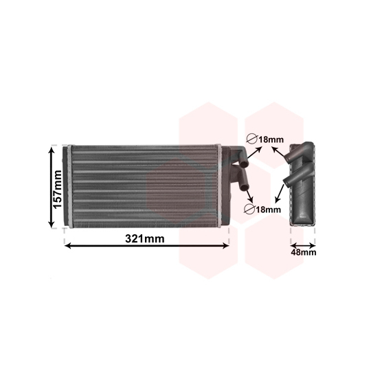 03006052 - Heat Exchanger, interior heating 