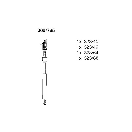 300/765 - Ignition Cable Kit 