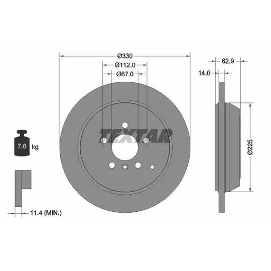 92150800 - Brake Disc 