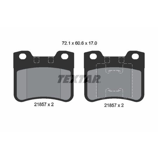 2185701 - Brake Pad Set, disc brake 