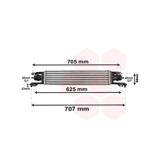 37004420 - Intercooler, charger 