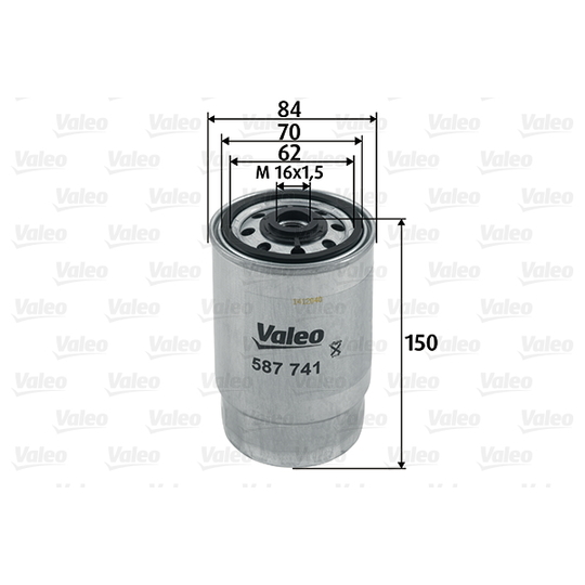 587741 - Fuel filter 