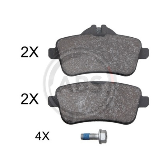 37941 - Brake Pad Set, disc brake 