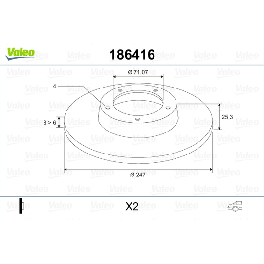 186416 - Brake Disc 