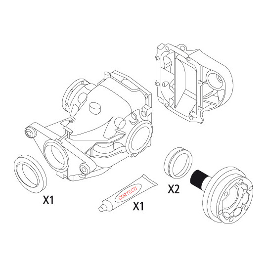 19535823 - Packningssats, differential 