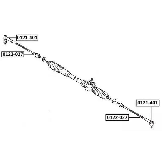 0121-401 - Tie rod end 