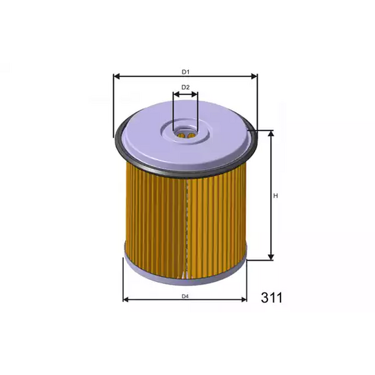 F676 - Fuel filter 