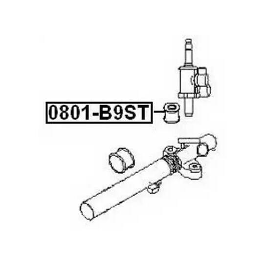 0801-B9ST - Control Arm-/Trailing Arm Bush 