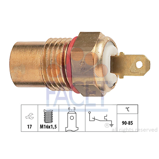 7.5258 - Temperature Switch, radiator fan 