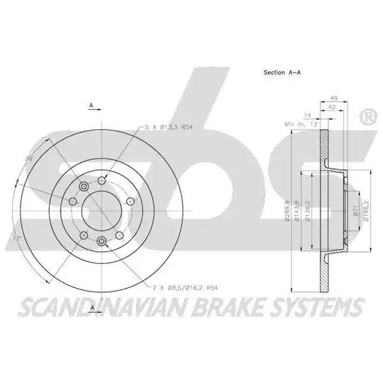 1815203736 - Brake Disc 