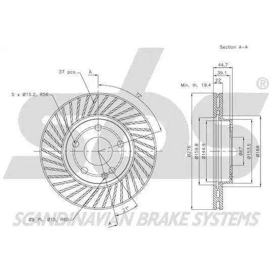 1815203372 - Brake Disc 