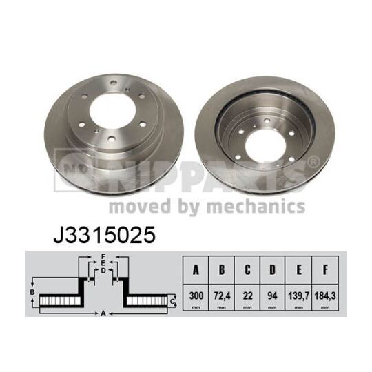 J3315025 - Brake Disc 