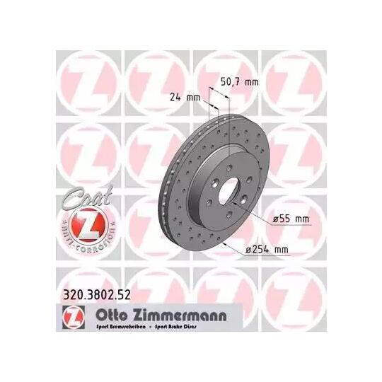 320.3802.52 - Brake Disc 