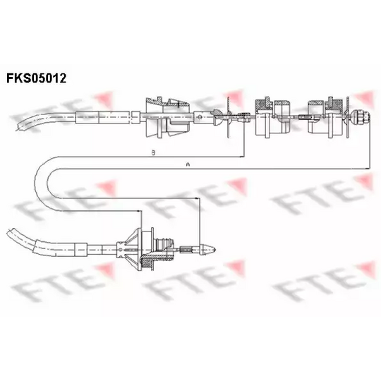 FKS05012 - Clutch Cable 