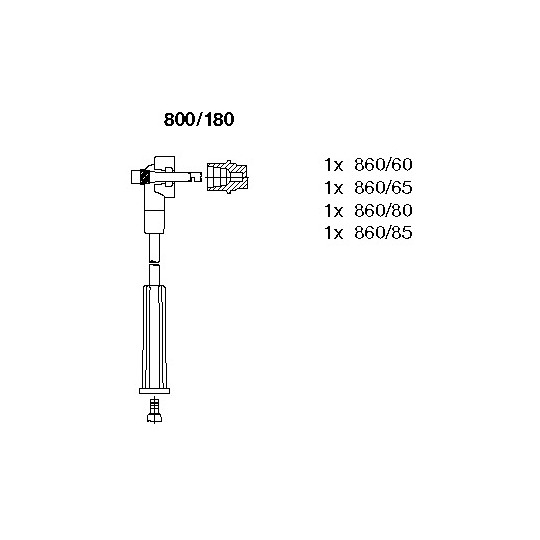 800/180 - Sytytysjohtosarja 