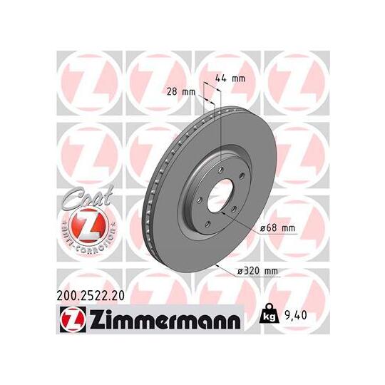 200.2522.20 - Brake Disc 