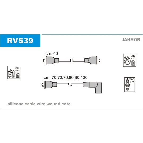 RVS39 - Ignition Cable Kit 