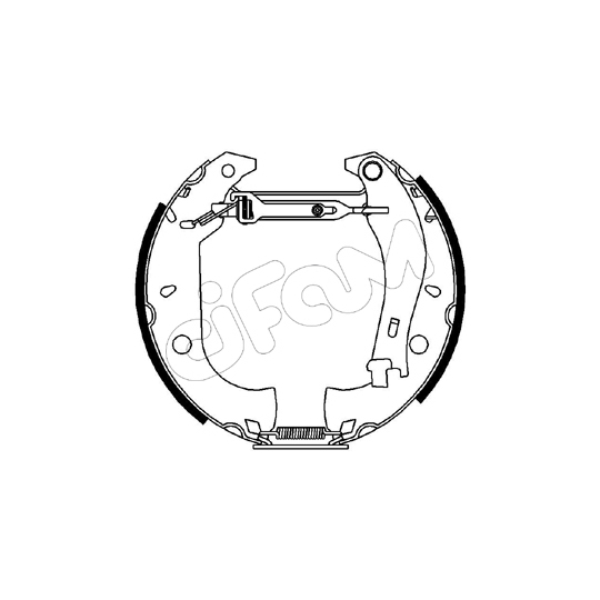 151-055 - Brake Shoe Set 