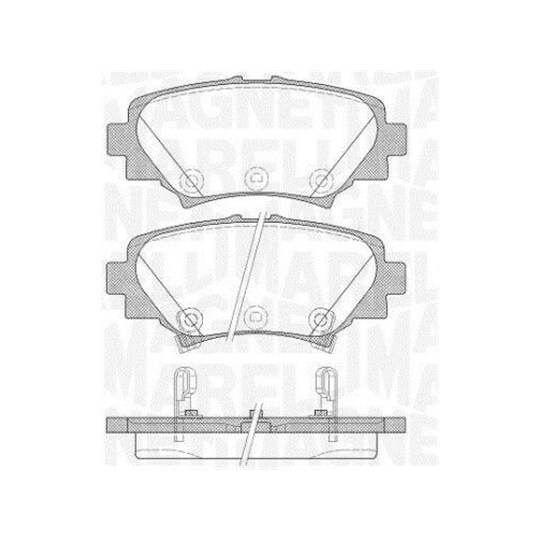 363916060809 - Brake Pad Set, disc brake 